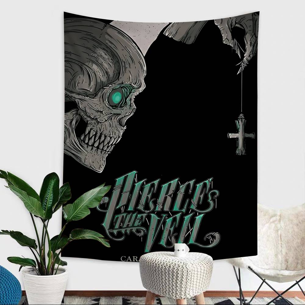 Rock Band PPierce The VVeil Hanging Bohemian Tapestry Bohemian Wall Tapestries Mandala Cheap Hippie Wall Hanging