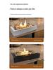Rectangular Real Fire Tabletop Alcohol Fireplace for Indoor/Outdoor Use