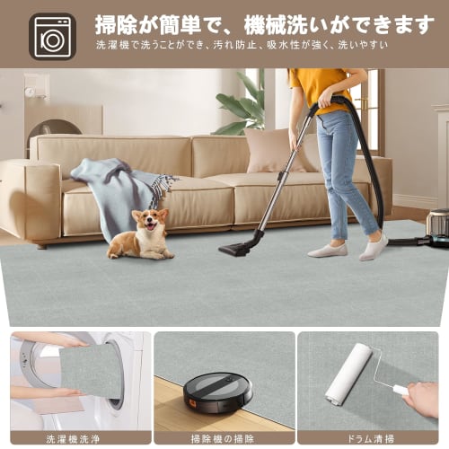 [Limited Edition] XIWEIYI Large Tile Carpet, Adhesive Mats, 30x30x0.4cm (10 Pieces) Soundproofing, Heat Insulation, Compatible with Underfloor Heating