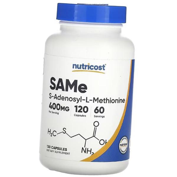

S-аденозил-L-метионин, SAMe 400, Nutricost 120капс (72647047) 120caps