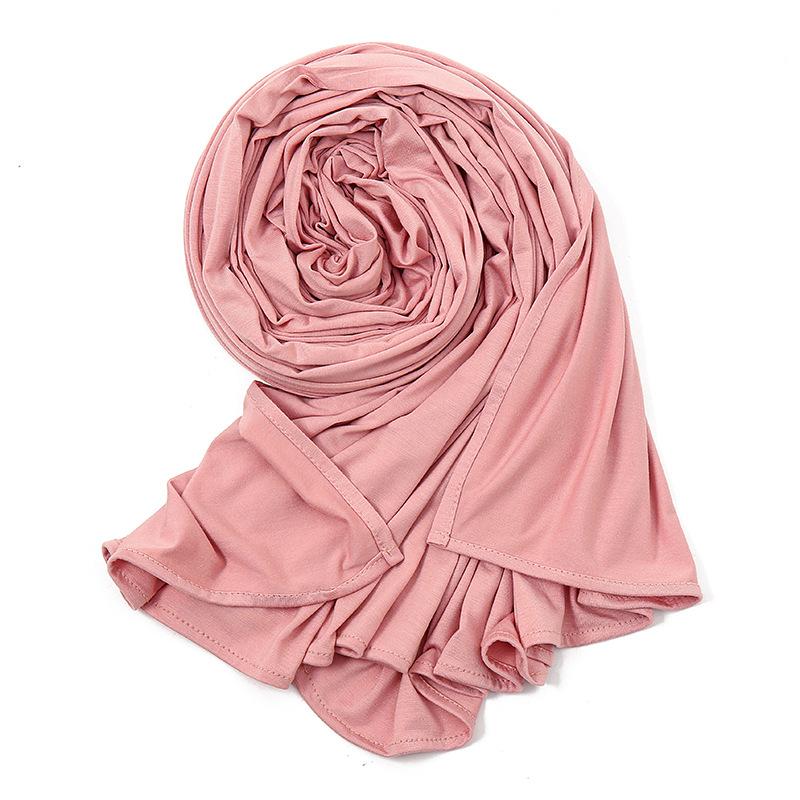 Women Dubai Malaysian Hijab Fashion Jersey Cotton Scarf Instant Hijab 2025 Muslim Hijab