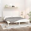 VidaXL Bed Frames White Solid Wood 200x200 Cm 3104629
