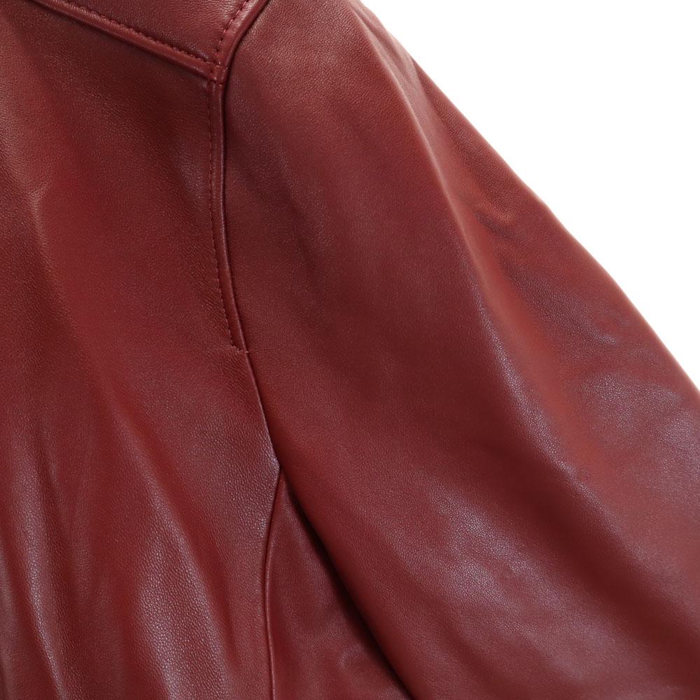 COACH F33830 Double riders jacket S Red leather jacket Women Used