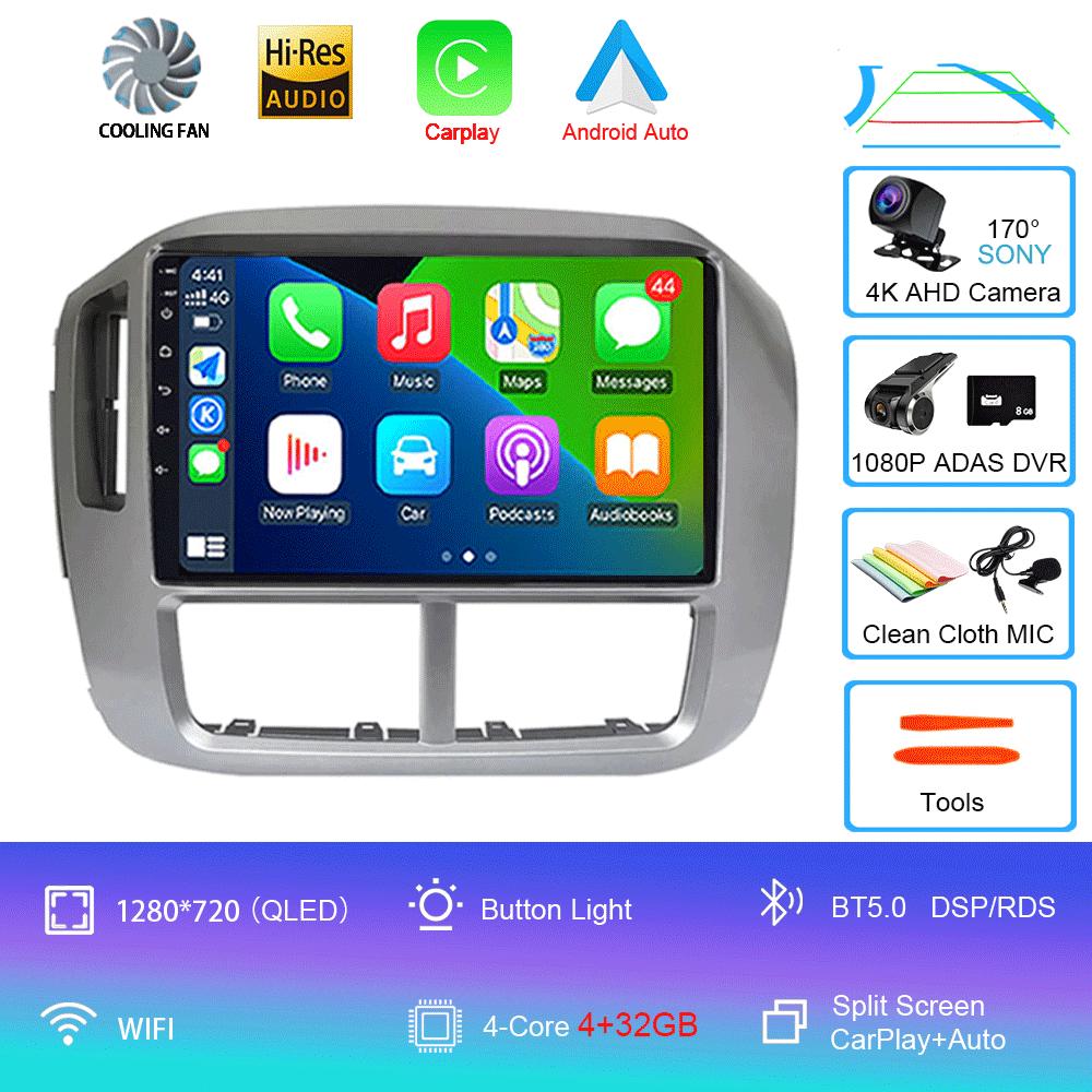 Android 14 Carplay Auto WIFI+4G For Honda Pilot 2006 2007 2008 Car Radio GPS Stereo Multimedia Video Player 2din Head Unit Audio