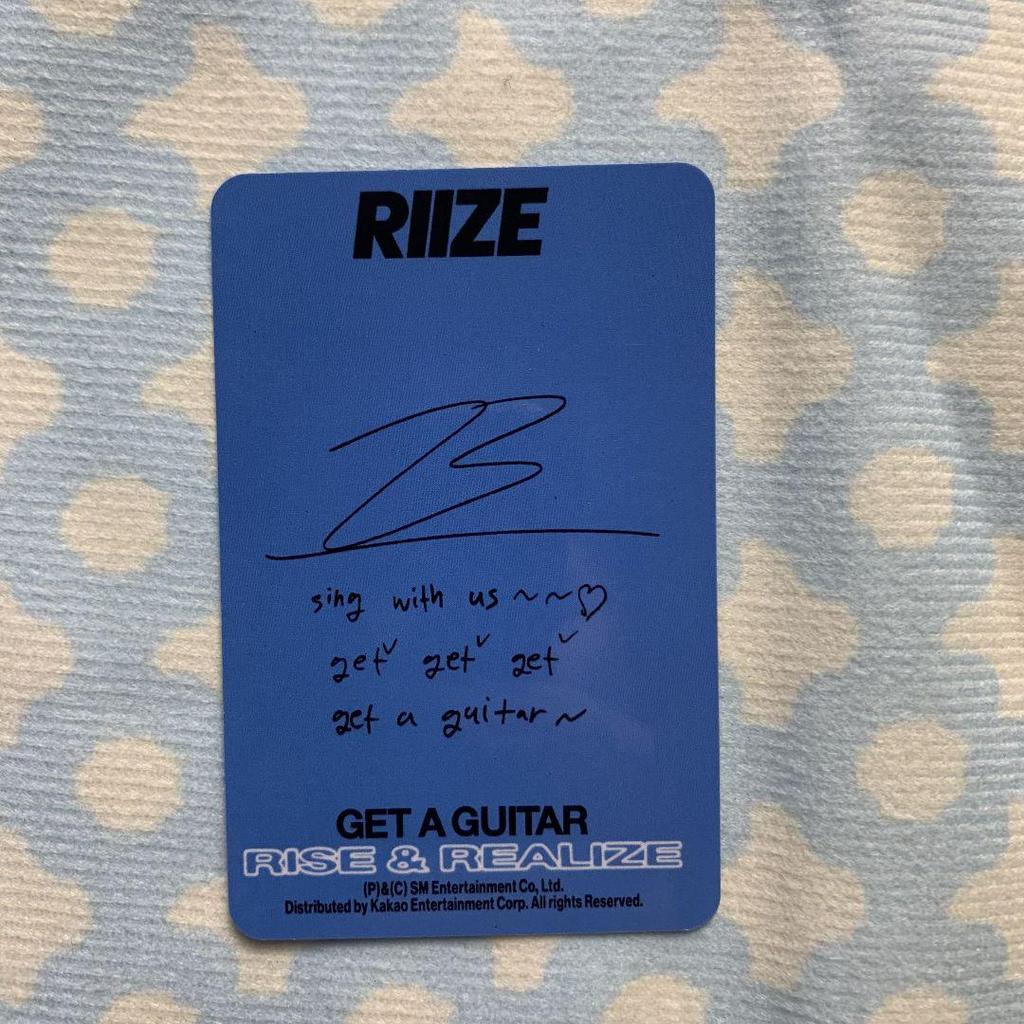 [USED] RIIZE B&N Won Bin America US Edition Limited Trading Card