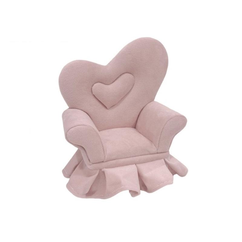 Schmuckschatulle in Sofaform, wunderschönes Schmucketui, Schmuckaufbewahrungsorganisator, Plüschstruktur zur modischen Schmuckaufbewahrung