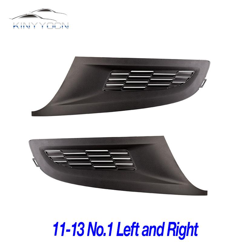For Volkswagen VW Polo 2004-13 Front Bumper Grille Cover Foglight Fog Lamp Foglamp Frame Decorative Panel Car Accessories