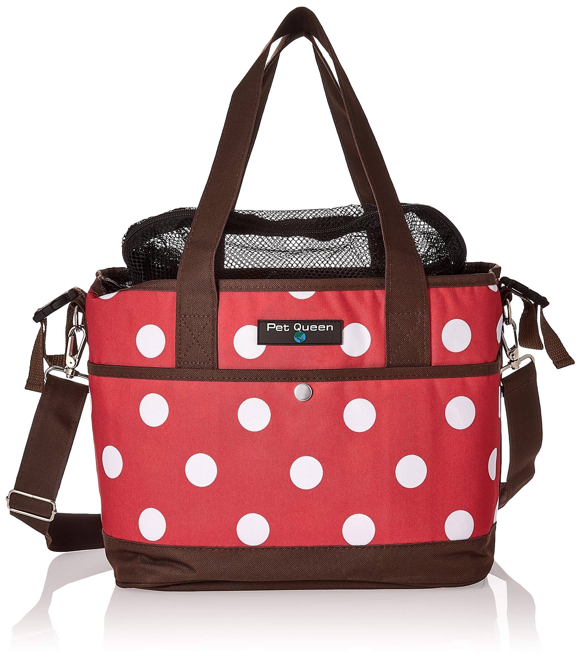 

Pet Queen Cycling Dot Pattern Red Bag,