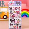 3D Kawaii Happy Sanrio Buttocks Stickers Cartoon Soft Decompression Bubble Sticker Phone Case Decoration Decals Toys Gifts