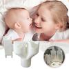 Breast Pump Bottle Holder Space-Saving Design Easy Installation Dual Bottle Organizer with Hose Wrap Arm