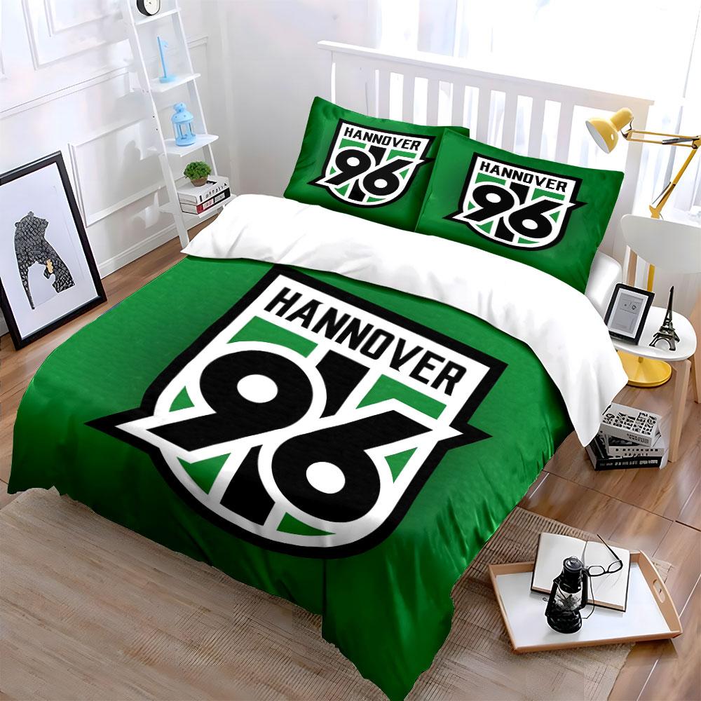 "Hannover 96 Logo Pattern." Bedding Sets Duvet Cover Sets Duvet Covers Pillowcases(1 * Duvet Cover 2 * Pillowcases, Without Duvet Insert)