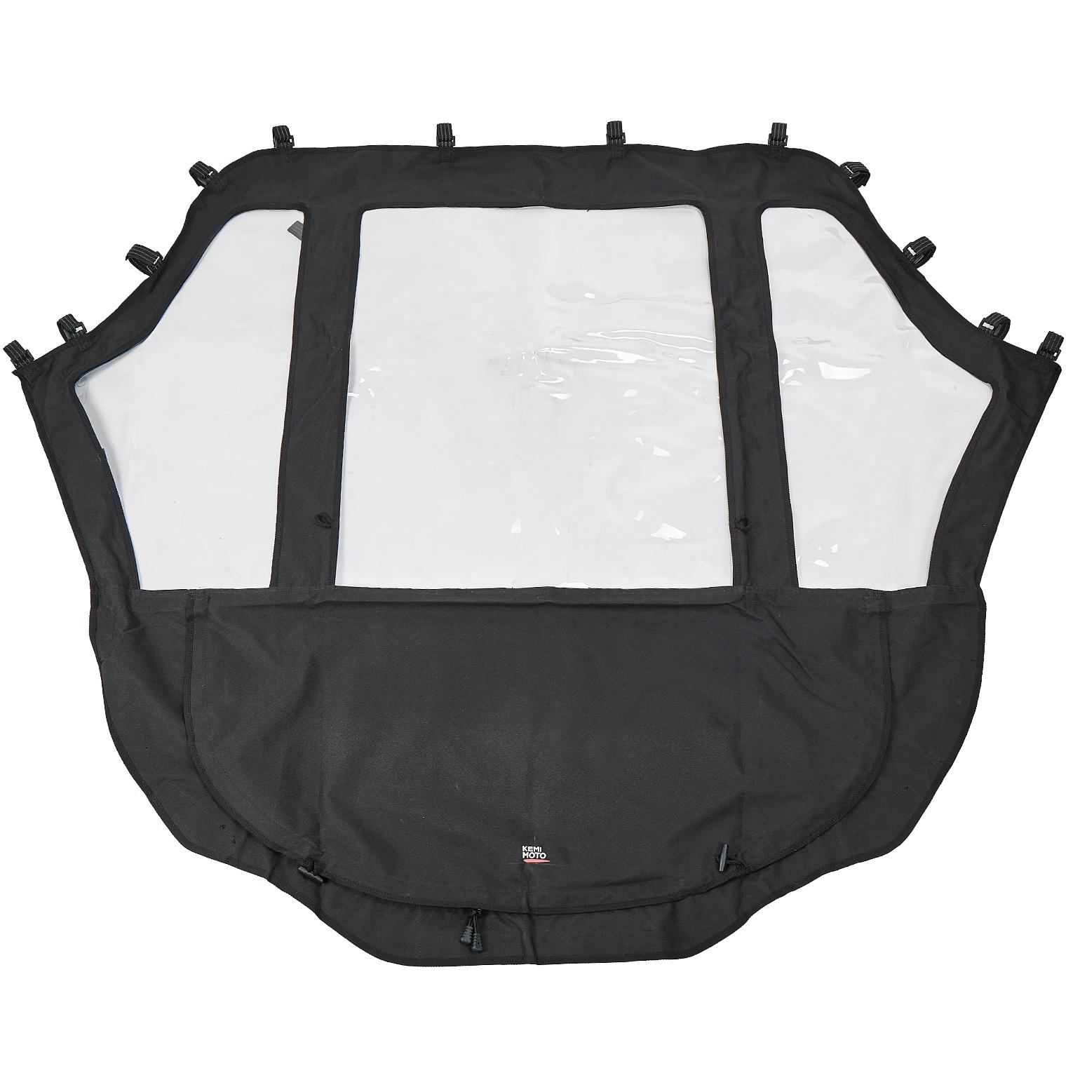 KEMIMOTO UTV Rear Soft Windshield Cover Cargo Bed Cover Compatible with Polaris RZR XP 1000 /RZR XP 4 1000 RZR XP 1000 2014-2023