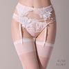 Garter made in no toe nude single item [Himiko] stockings, Japan, change, toe, plain, (BK-black, L-LL)
