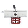 Router Lift with Top Plate Router Lifting Base Woodworking Slotting Trimming Chamfering Table Top Black