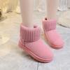 Thick-soled Non-slip Snow Boots for Women's 2025 New Winter Warm Bread Shoes, One Pedal, Piled and Thickened Cotton Shoes