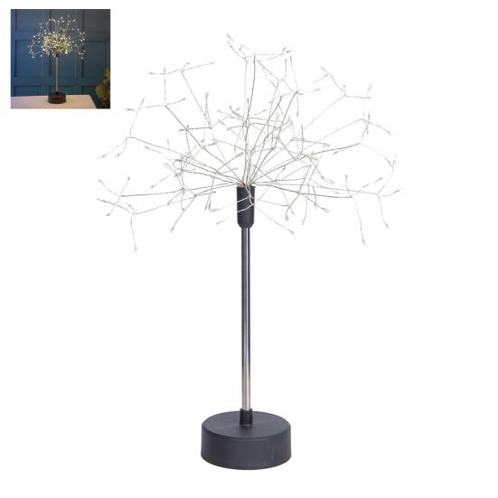 LED Starburst Table Lamp 120 Lights USB Fairy Lights Elegant Desk Lamp for Home Decor Wedding Centerpiece Lighting