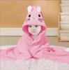 Cartoon Baby Hooded Cape Blanket - Soft Coral Fleece for Bath and Snuggle