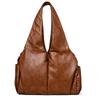 Tote Bag Women's Large Capacity Crossbody Bag Soft Leather Shoulder Bag Underarm Bag