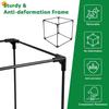 Pond Filter Bag Pump Barrier Bag Anti-Clogging Cube Filter Box Black Media Bag Pump Mesh Bag For Outdoor Water Fish Ponds (7"X 2 Pack)