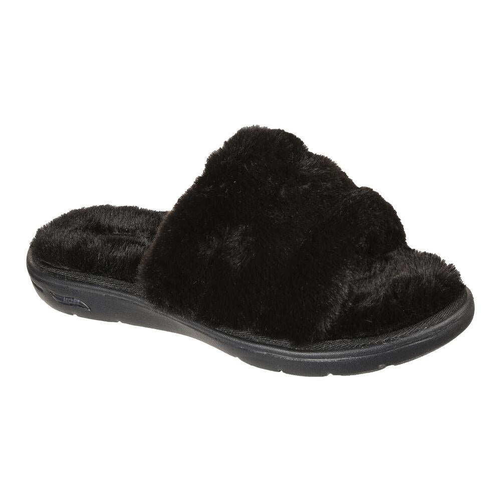 Slides Skechers Black Arch Fit Lounge Unwind