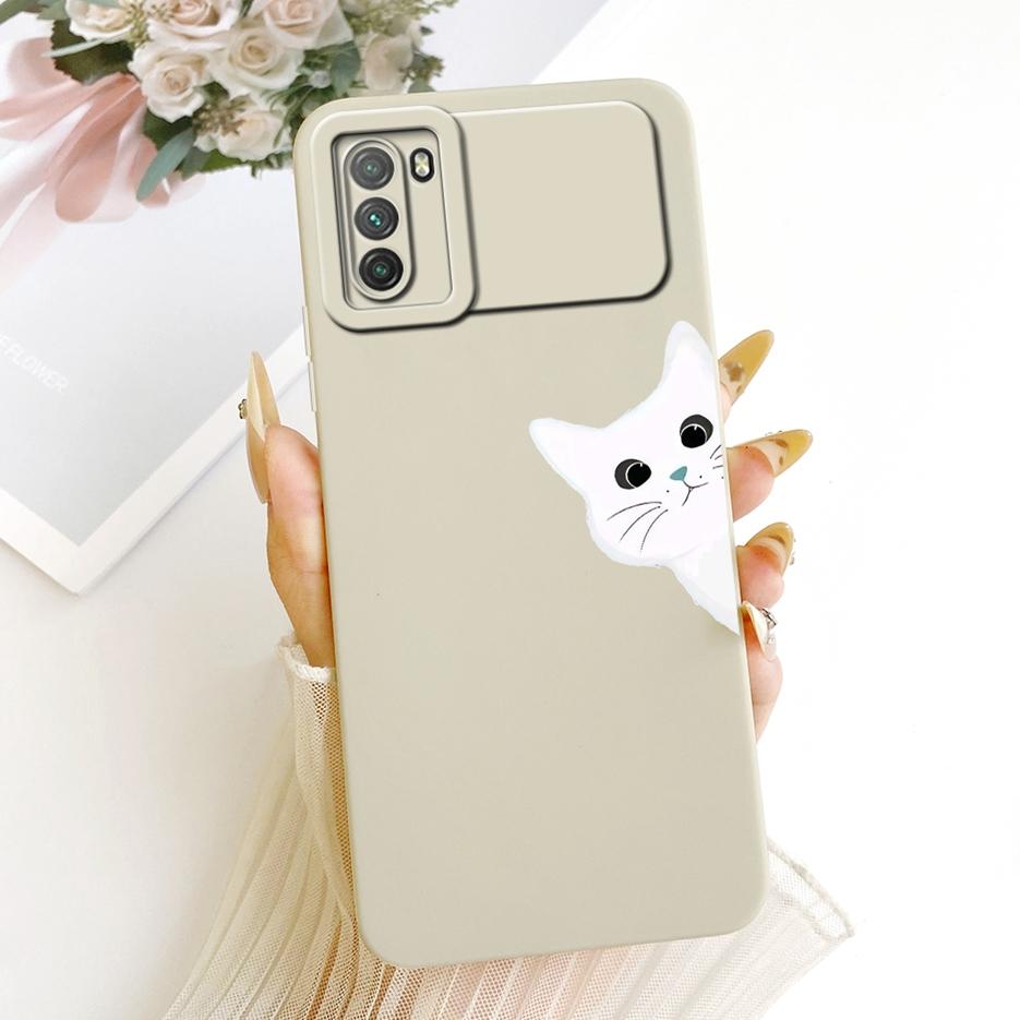 For Xiaomi Poco M3 Case PocoM3 Pro 4G Cute Fashion Cartoon Cover Soft TPU Matte Phone Case For Xiaomi Poco M3 Pro 5G Fundas Bags