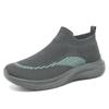 Fashion Women's Soft Sole Light Comfortable Loafers Breathable Knit Flat Shoes Woman Autumn New Breathable Flats Slip-on Socks Shoes