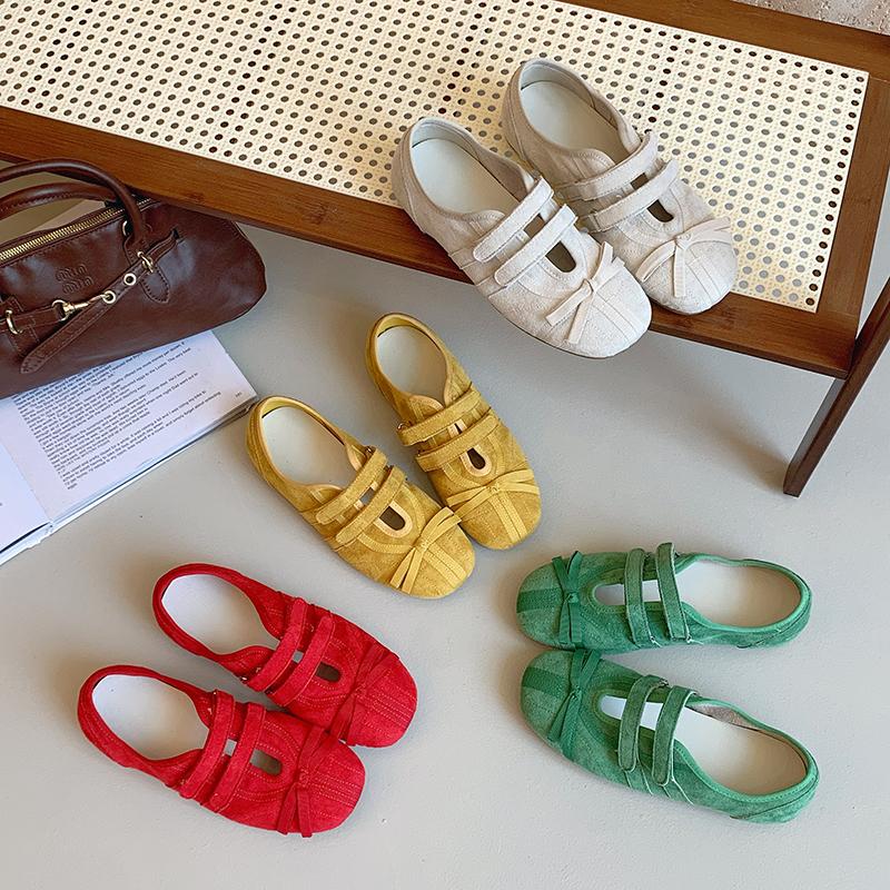 Fashion Flats Women Ballet Dance Shoes Walking Spring Cozy Sport Shoes Woman 2025 Fashion New Designer Sneakers Brand Zapatos De Mujer