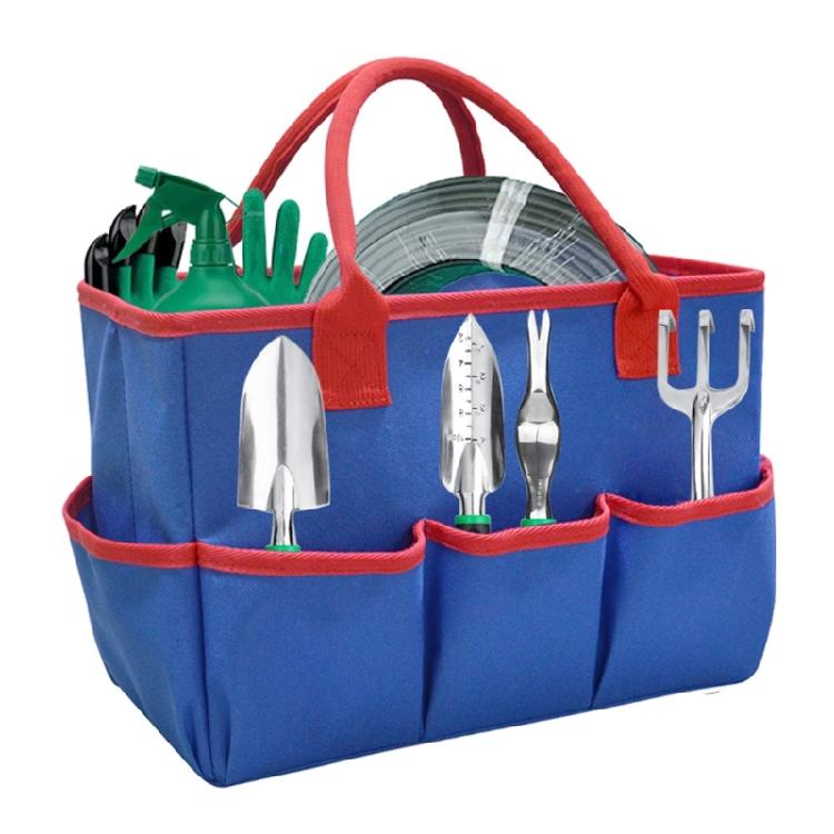 Cloth Garden Tool Bag with Multiple Pocket Large Storage Organizers