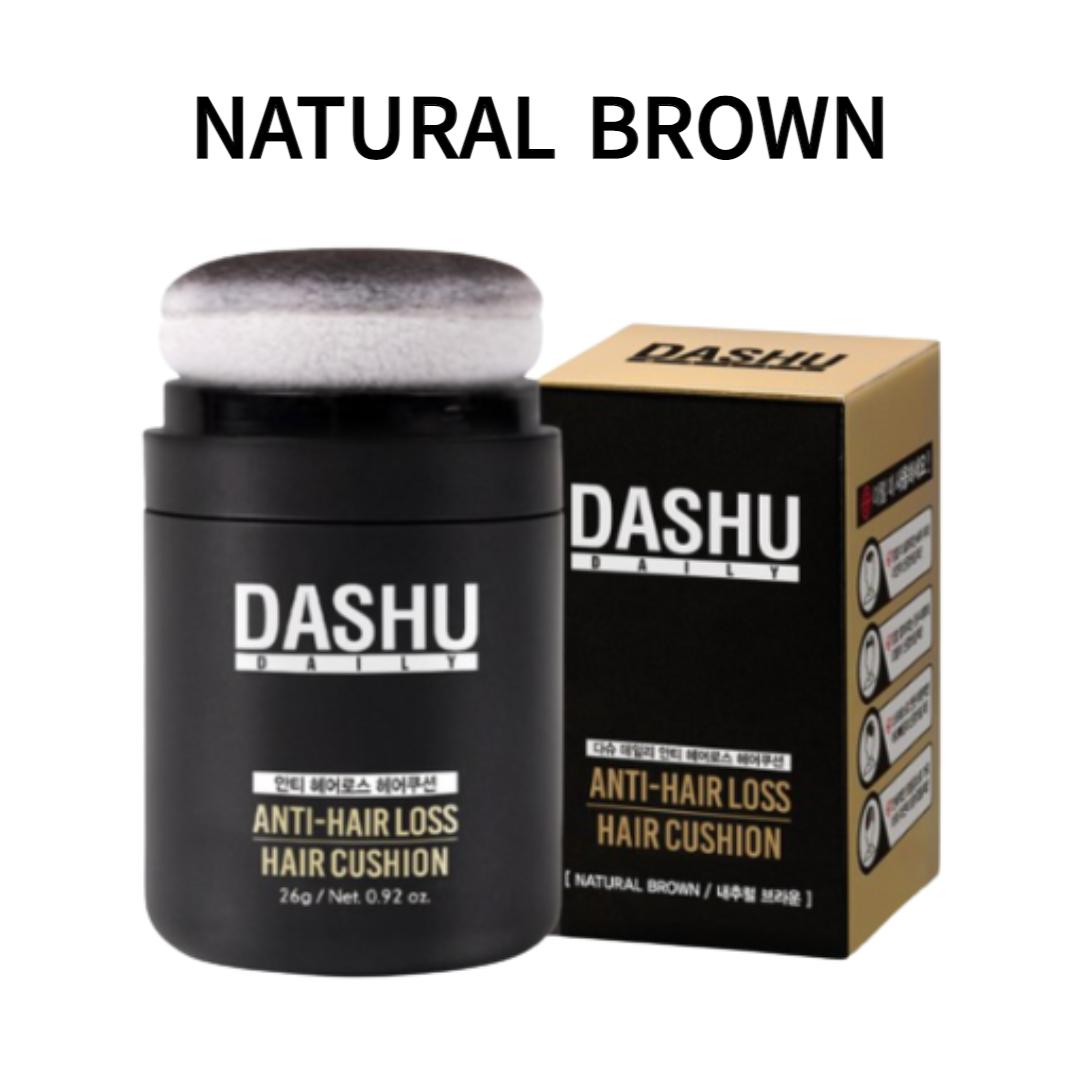 

DASHU Ежедневная подушечка для волос против выпадения волос 26г (Натуральный черный/натуральный коричневый) коричневый