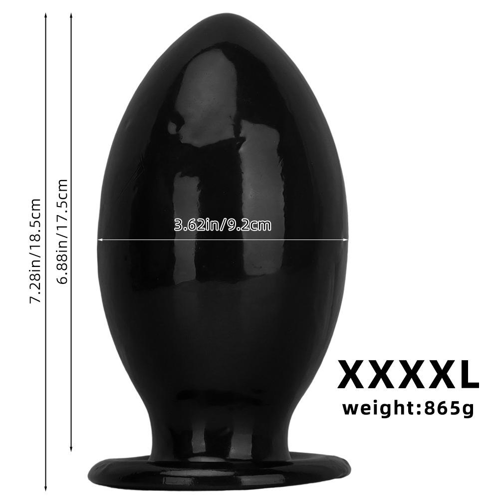 Analplug in Rugby-Stil, verschiedene Größen: Extra Groß, Weich, Hautfreundlicher Dilator für Männer & Frauen