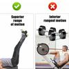 1 Par de Soporte de Tobillo Accesorio de Pie para Mancuernas para Entrenamiento, Correas de Accesorio de Mancuerna para Pie de Mono de Extensión para Entrenamiento de Fitness