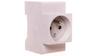 Modular Service Socket 2P+Z 16A 250V for DIN Rail KMFS-16A 19490