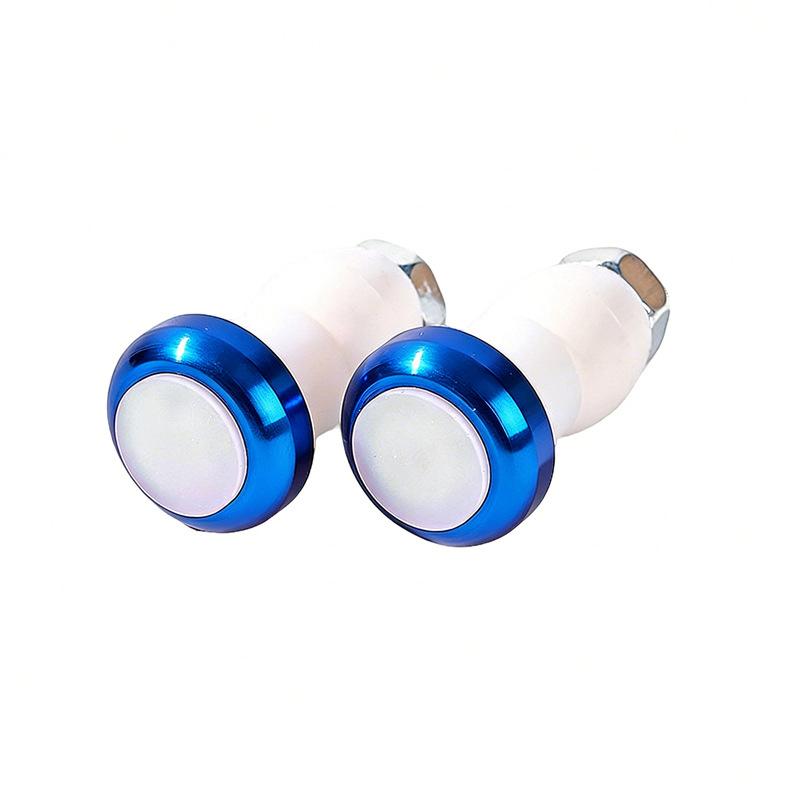 2Pcs Bicycle Handlebar Light Adjustable Led Turn Signal Light Road Bike Handle Bar End Plug Cap Safty Warning Indicator Lamp