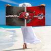 Tampa Bay Buccaneers Print Beach Towel, Large Soft Quick Dry Towel for Beach Camping Swimming