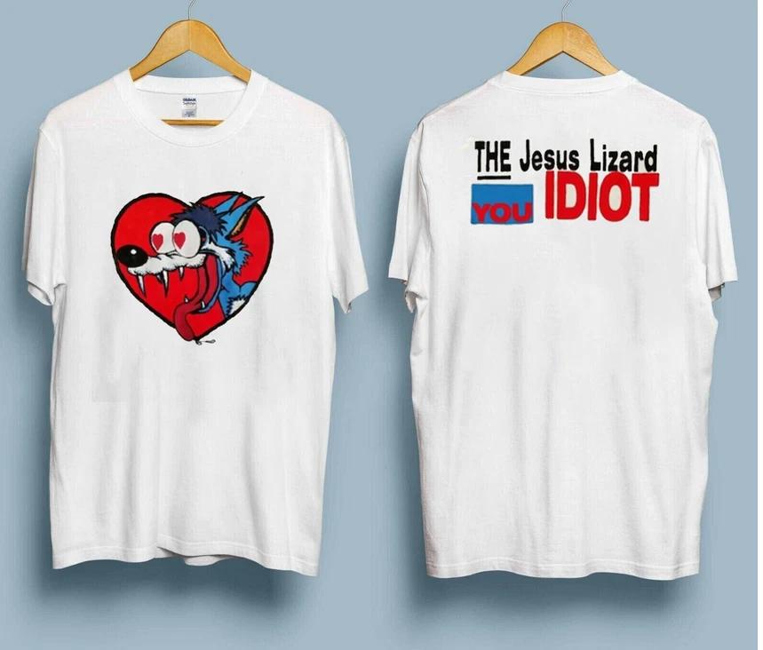 The Jesus Lizard Idiot T-Shirt, Vintage The Jesus Lizard Rock Band Tee. XL
