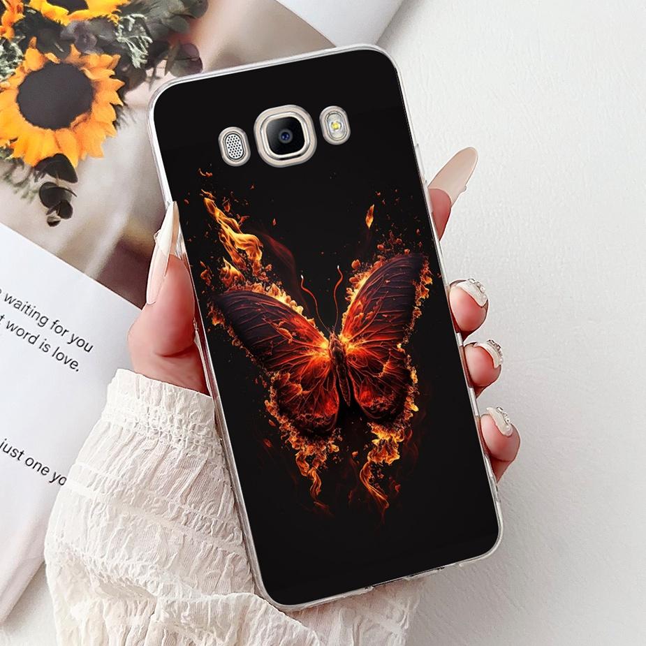 For Samsung Galaxy J5 2016 Case SM-J510F New Luxury Painted Cover Soft Silicone Phone Case For Samsung J3 J5 J7 2016 Fundas Capa
