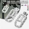 FootPegs Motorcycle For Surron Lightbee Segway X260 X160 Electric Dirt Bike Aluminum Foot Rests Pedals Dirt Pit Bike Accessories