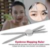 1 Pcs Microblading Balance Positioning Tattoo Ruler Makeup Eyebrow Design Golden Ratio Ruler Measurement Tool