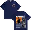 The Weeknd 100% Baumwolle Unisex Oversize Shirt After Hours Album Grafiken Sommer Damen Y2k Hip Hop Rundhals Rock Streetwear T-Shirt