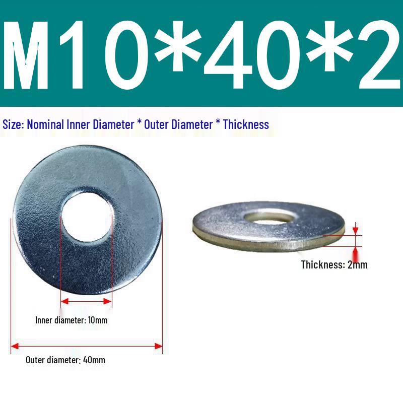 Galvanized Oversized Metal Washers M3-M60