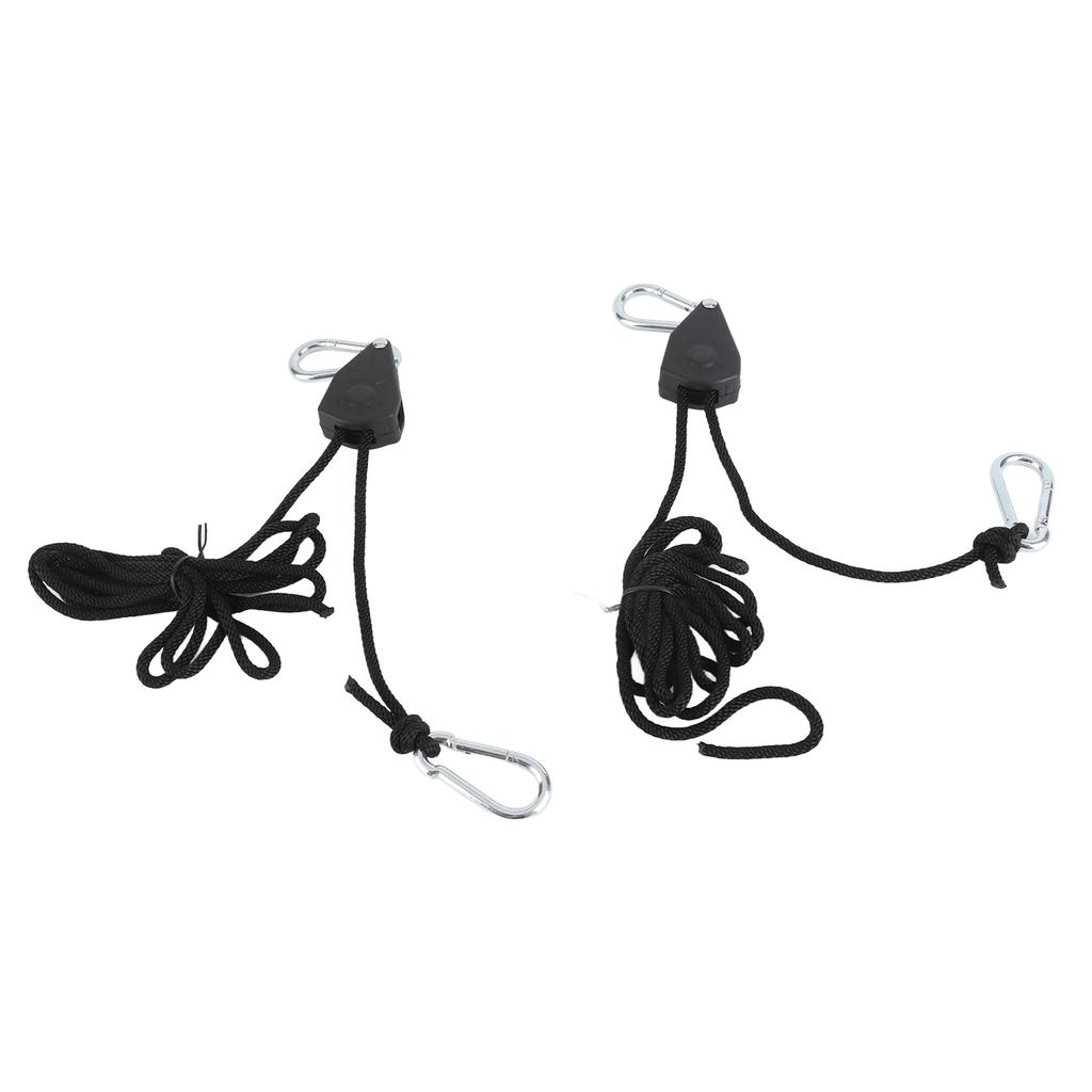 2Pcs Rope Hangers Strong Load Bearing Capacity Lightweight Portable Tent Adjustable Rope Buckle for Outdoor