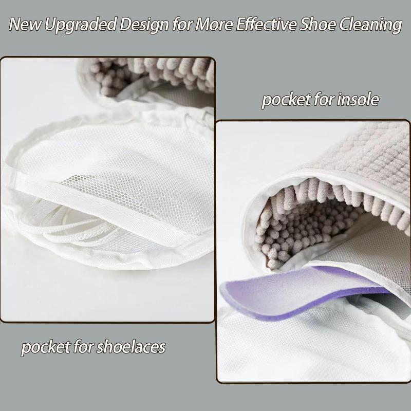 1PAIR upgraded lazy shoe washing bag, washing machine cleaning bag, convenient anti-deformation cleaning, multi-purpose sports shoes