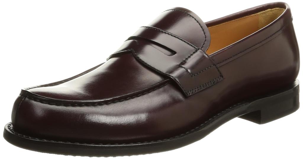 Gateshead Burgundy Business Shoes Size Church's Men's EDC1089NI, 28.5cm (Used)