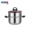 Yibo Dele 26cm Stainless Steel Double-Layer Steamer Pot