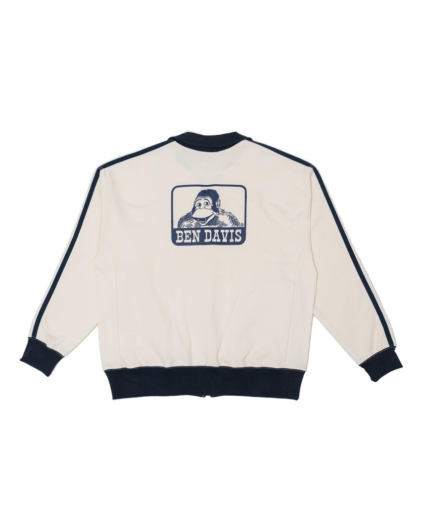 Ben Davis Sweat Track Jacket Off-White