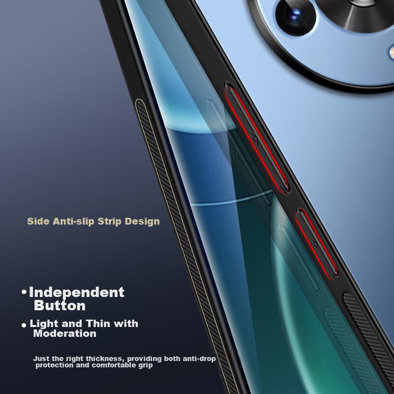 Honor Magic4 Phone Case, Huawei Magic4 Protective Cover, AG Frosted Full Coverage, Real Machine Feel, Simple Luxury Style, Shockproof,n, Sapphire Blue