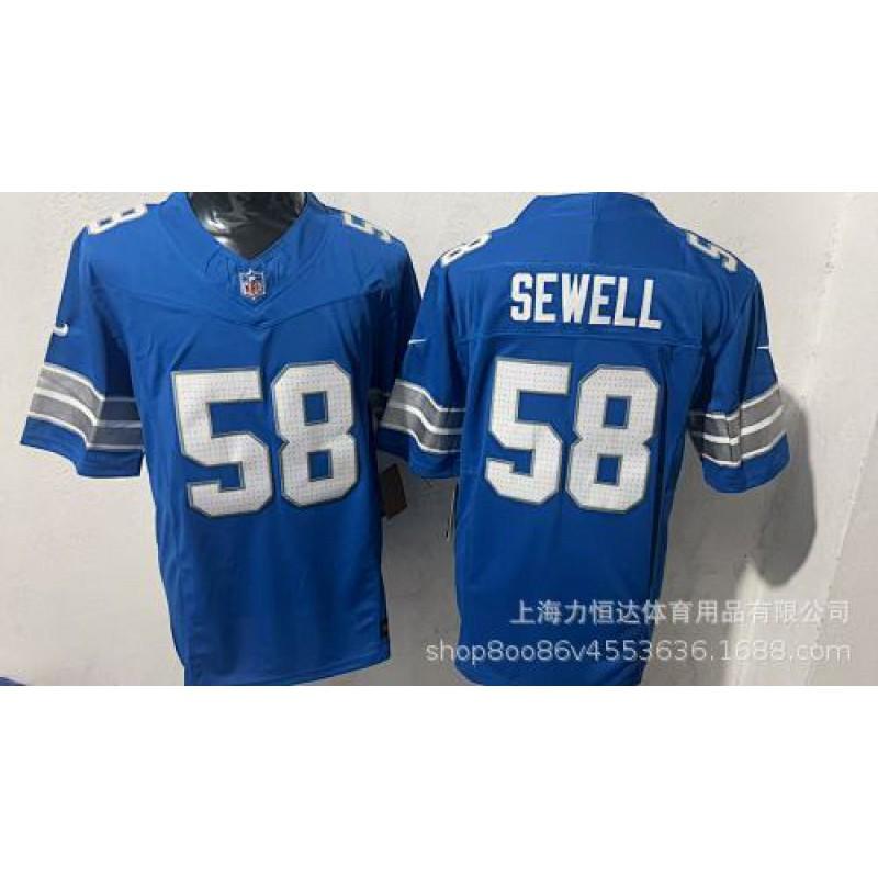 NFL Lions Vintage Embroidered American Football Jersey 5132 Team Game Uniform Men Women
