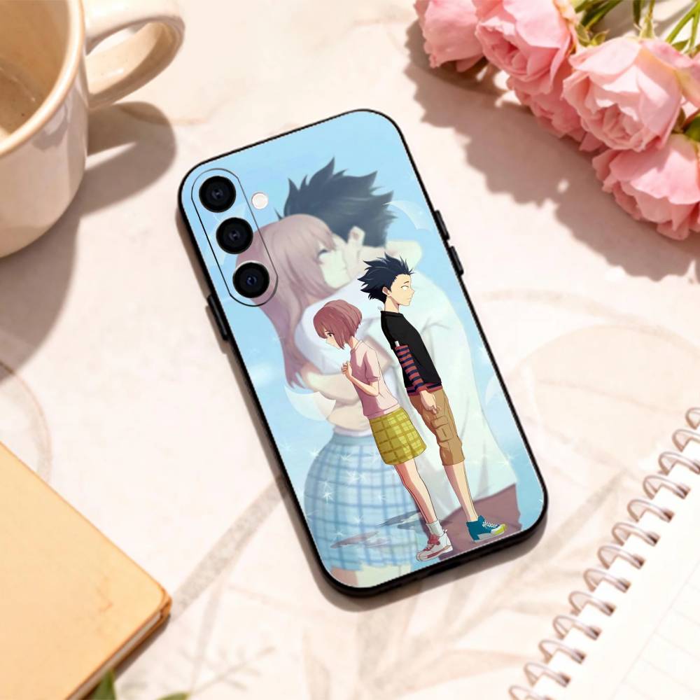 

Friendship A Silent V-Voice phone Case For Samsung Galaxy A73,A72,A71,A70,A53,A52,A51,Others Soft Black Shell Samsung a73 5g