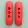 10Pcs Pot Earmuff Insulated Pan Handle Cover Thermal Insulation Protection Anti-Scalding Pot Handle Sleeve Non-Slip Grip Heart-Shaped Hollow Kitchen
