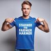 Starmer the Farmer Harmer T-Shirt Stuck Farmer Tee Funny Anti Labour T-shirt Unisex T-Shirt